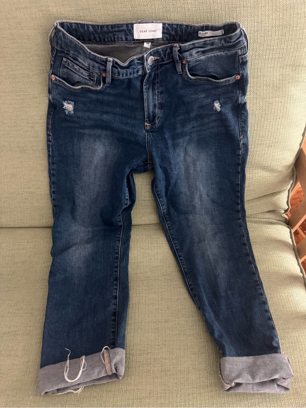 Dear John Indigo Slim Straight Men’s Jeans